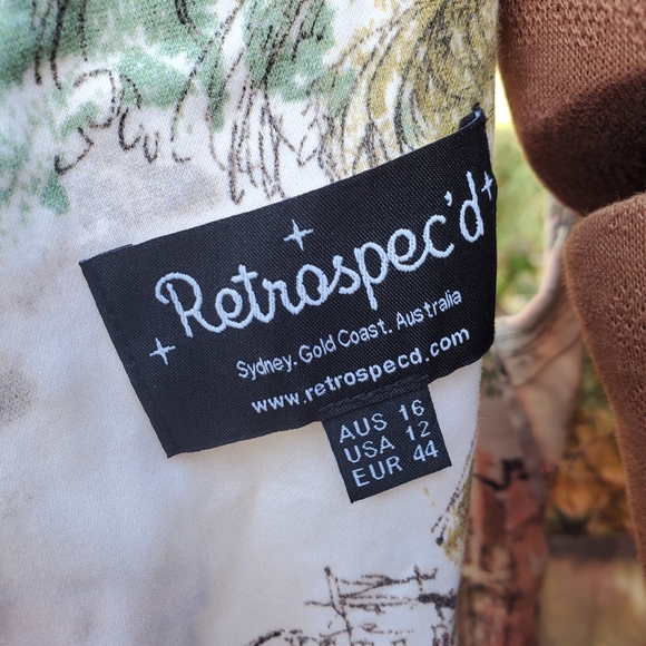 Elegant Scenic Print Midi Dress - Picture 6 of 6